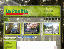 Tablet Screenshot of lapaulita.com